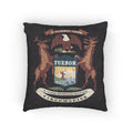 Michigan Flag woven pillow