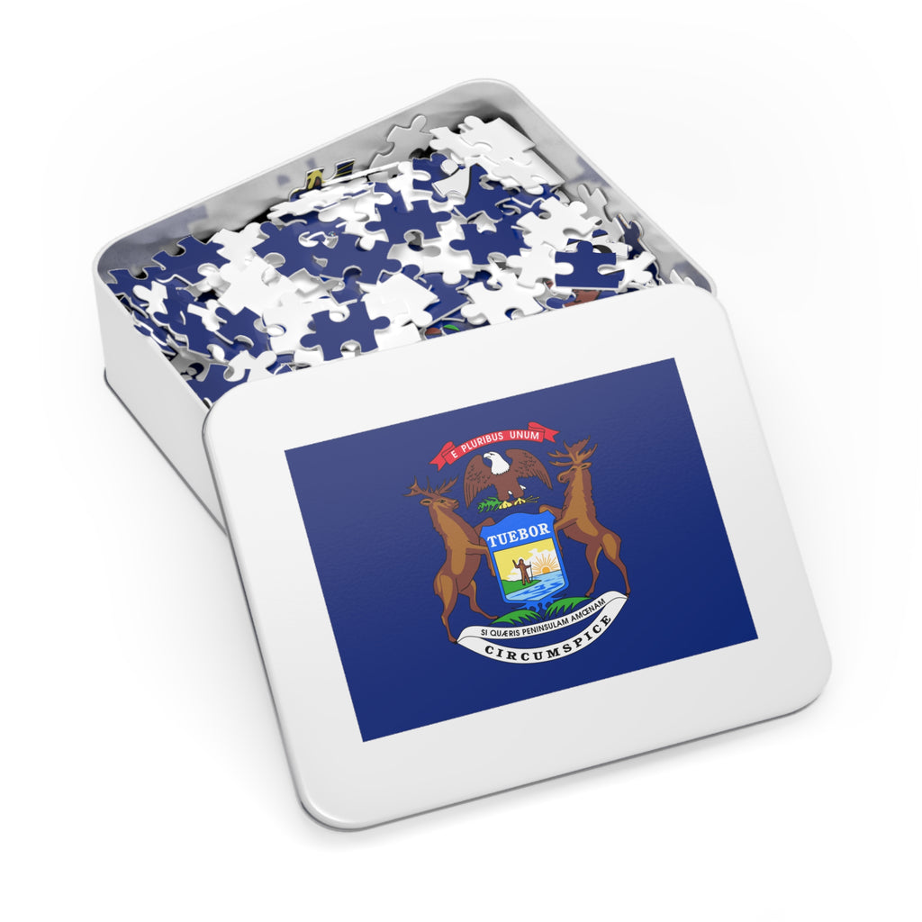 Michigan Flag puzzle