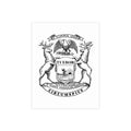 Michigan Coat of Arms notecards — set of 10