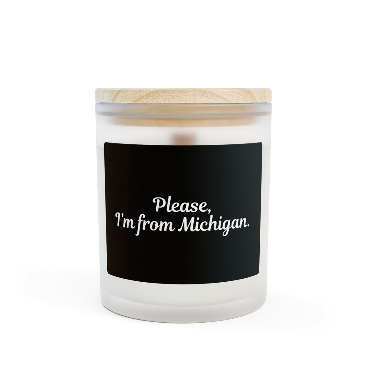 please, i'm from michigan candle