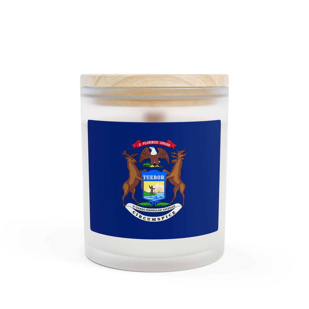 Michigan Flag candle